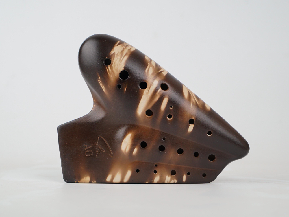 三管普及型熏燒陶笛