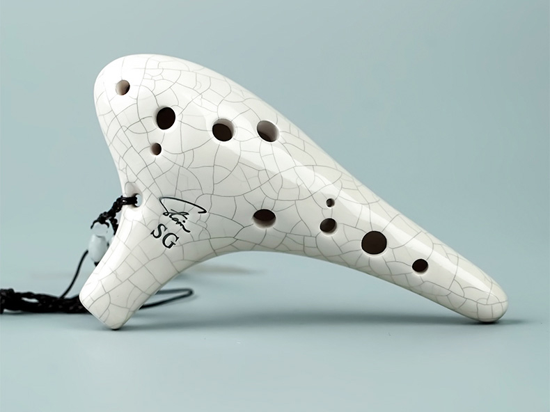 12孔加長型裂紋陶笛