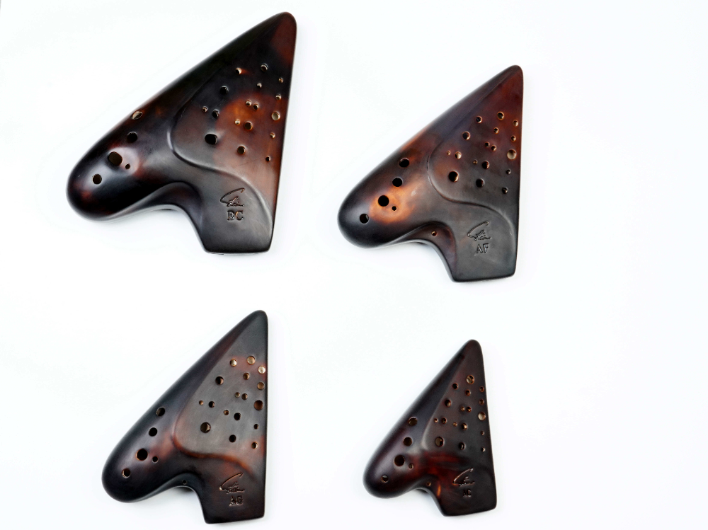 三管風(fēng)雅型熏燒陶笛