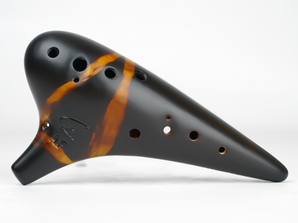 12孔熏燒提升款陶笛