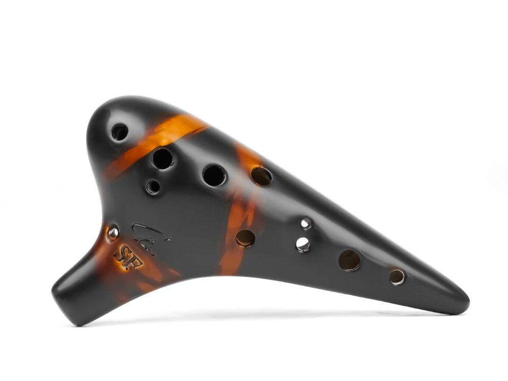 12孔熏燒提升款陶笛