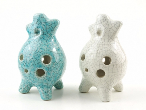 6孔造型笛-三足鳥